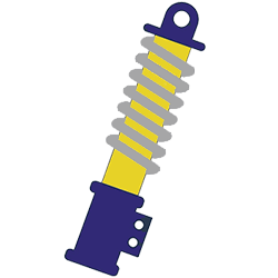 Car Shocks and struts are part of your  vehicle's suspension that work to dampen the spring effect from bumpy road surfaces. When a shock absorber and strut assembly is worn, your car is more prone to bounce when it drives over rough road surfaces.